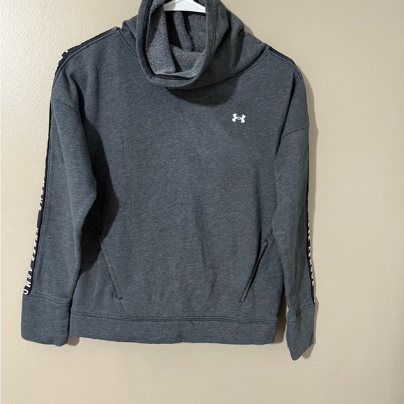 Under Armour Gray Turtleneck Sweater with Relaxed Fit - Picture 1 of 7